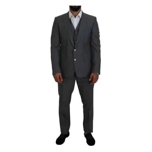 Suits > Suit Sets > Single Breasted Suits - - Dolce & Gabbana - Modalova