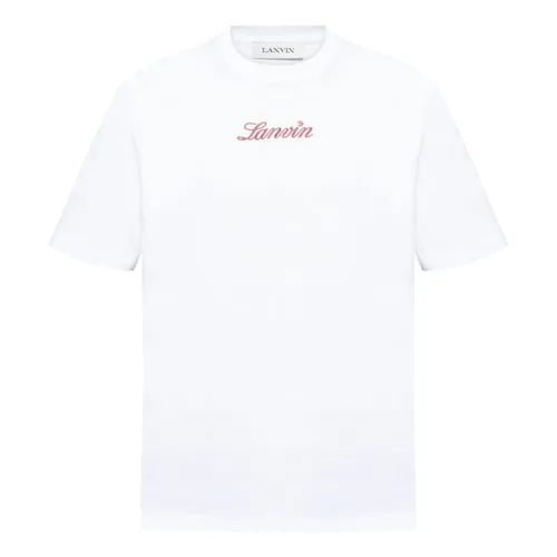Lanvin - Tops > T-Shirts - White - Lanvin - Modalova