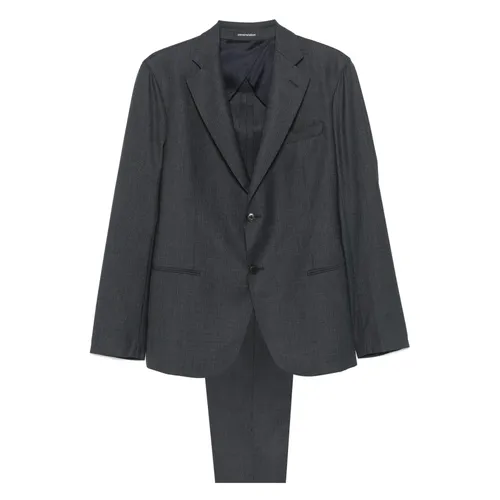 Suits > Suit Sets > Single Breasted Suits - - Emporio Armani - Modalova
