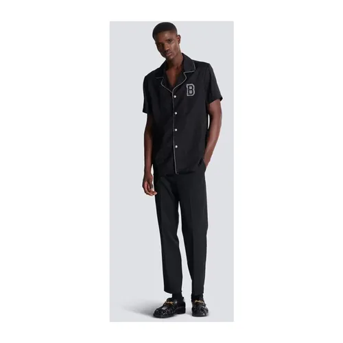 Shirts > Short Sleeve Shirts - - Balmain - Modalova