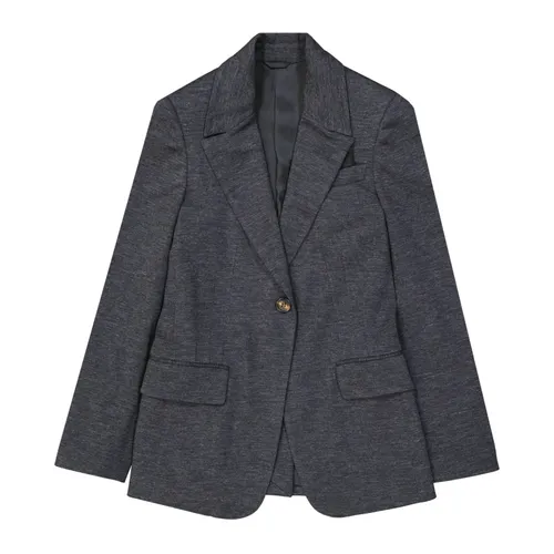 Jackets > Blazers - - Brunello Cucinelli - Modalova
