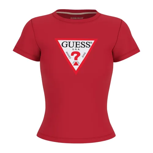 Guess - Tops > T-Shirts - Red - Guess - Modalova