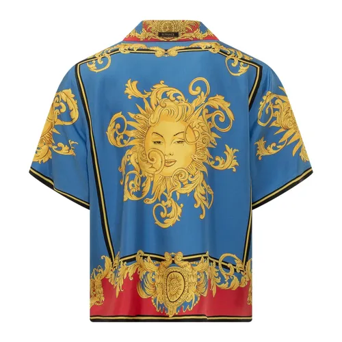 Shirts > Short Sleeve Shirts - - Versace - Modalova
