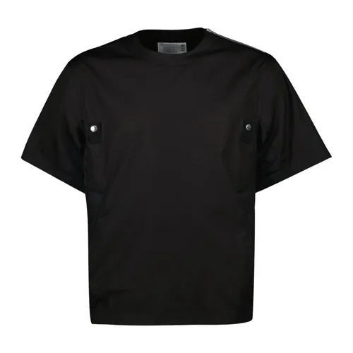 Sacai - Tops > T-Shirts - Black - Sacai - Modalova