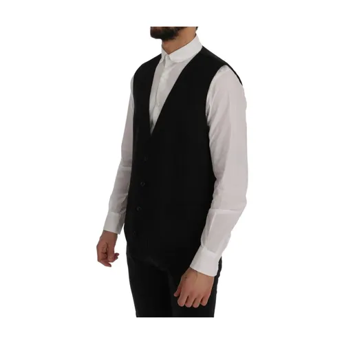 Suits > Suit Vests - - Dolce & Gabbana - Modalova