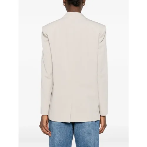Pinko - Jackets > Blazers - Gray - Pinko - Modalova
