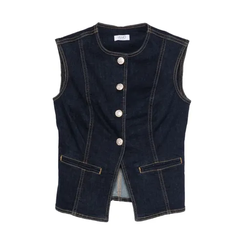 Liu Jo - Jackets > Vests - Blue - Liu Jo - Modalova