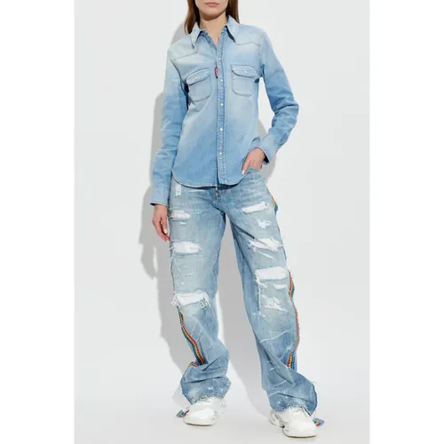 Jeans > Loose-fit Jeans - - Dsquared2 - Modalova