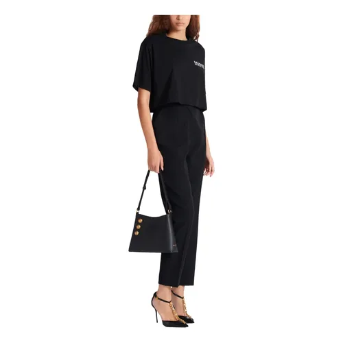 Balmain - Tops > T-Shirts - Black - Balmain - Modalova