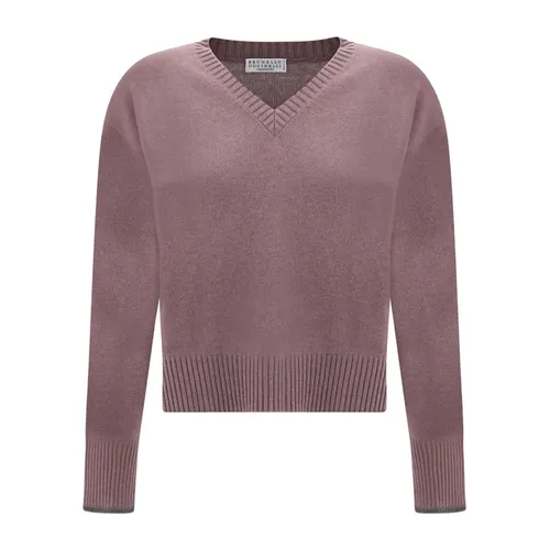 Knitwear > Cashmere Knitwear - - Brunello Cucinelli - Modalova