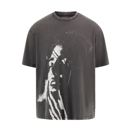 Guess - Tops > T-Shirts - Gray - Guess - Modalova