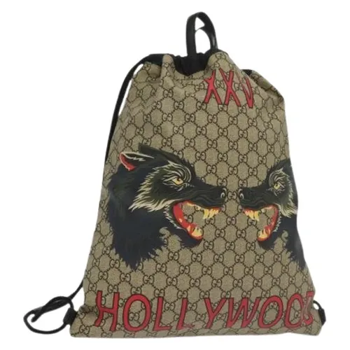 Pre-owned > Pre-owned Bags > Pre-owned Backpacks - - Gucci Vintage - Modalova