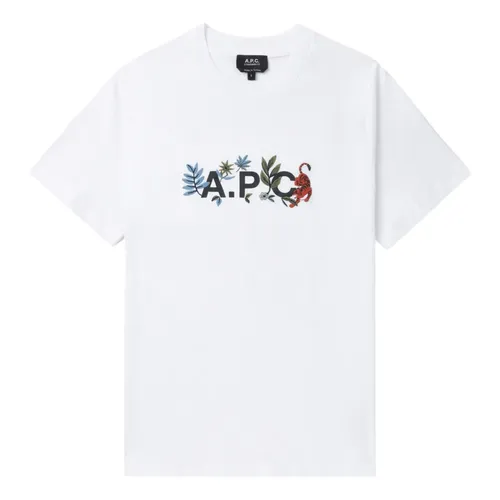 A.p.c. - Tops > T-Shirts - White - A.p.c. - Modalova