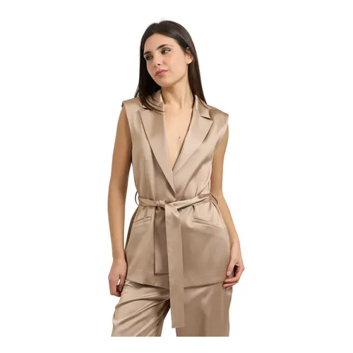 Jackets > Vests - - Fracomina - Modalova