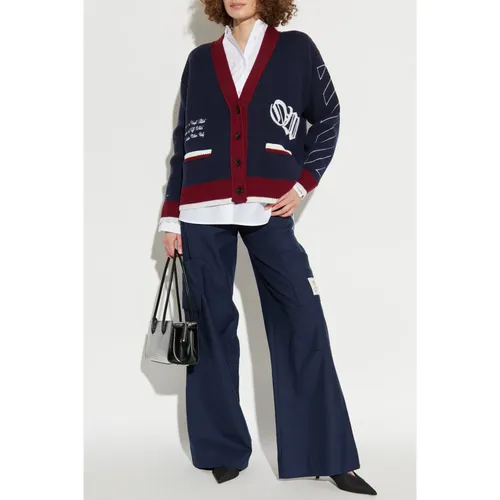 Trousers > Wide Trousers - - Off White - Modalova