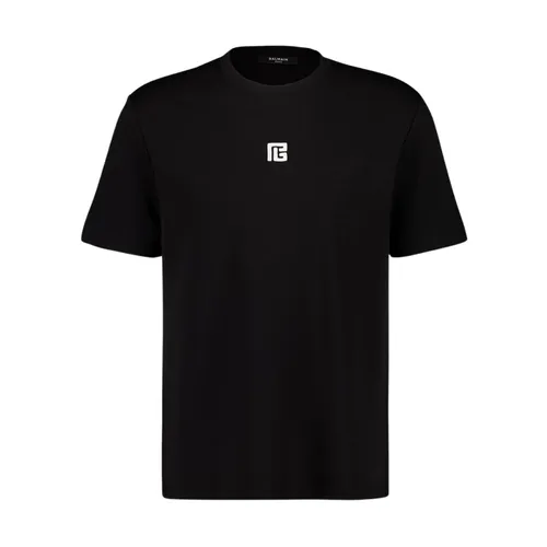 Balmain - Tops > T-Shirts - Black - Balmain - Modalova