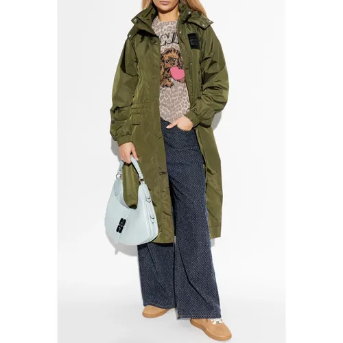 Ganni - Coats > Parkas - Green - Ganni - Modalova