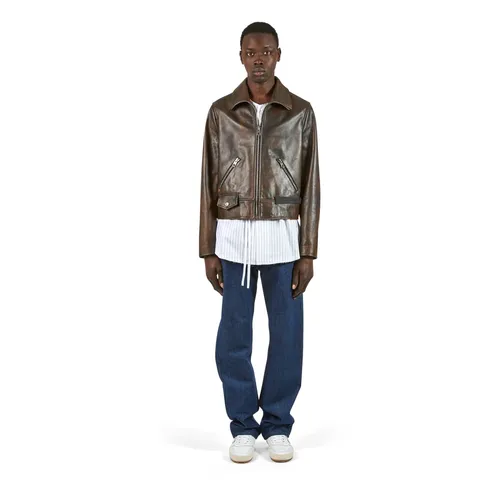 Jackets > Leather Jackets - - Philippe Model - Modalova