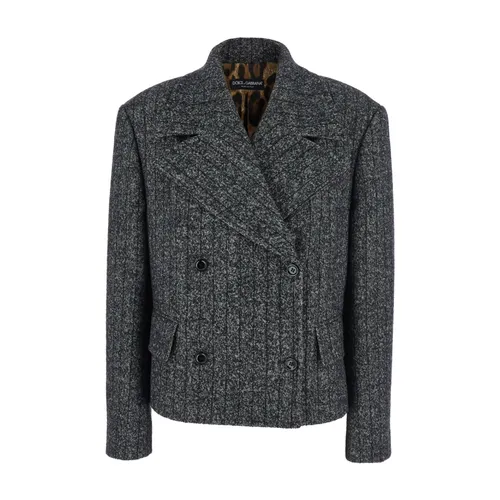 Coats > Double-Breasted Coats - - Dolce & Gabbana - Modalova