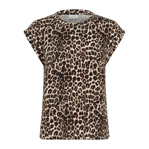 Kaffe - Tops > T-Shirts - Brown - Kaffe - Modalova