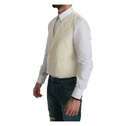 Suits > Suit Vests - - Dolce & Gabbana - Modalova