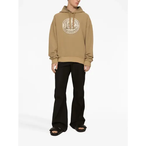 Trousers > Straight Trousers - - Dolce & Gabbana - Modalova