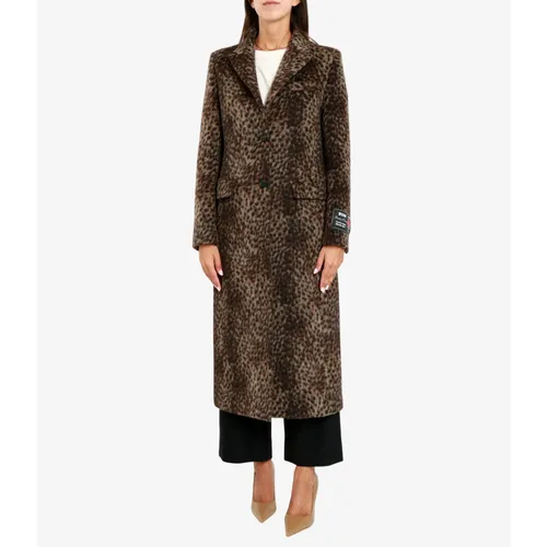Coats > Single-Breasted Coats - - Msgm - Modalova