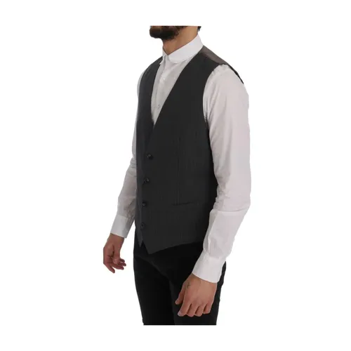 Suits > Suit Vests - - Dolce & Gabbana - Modalova