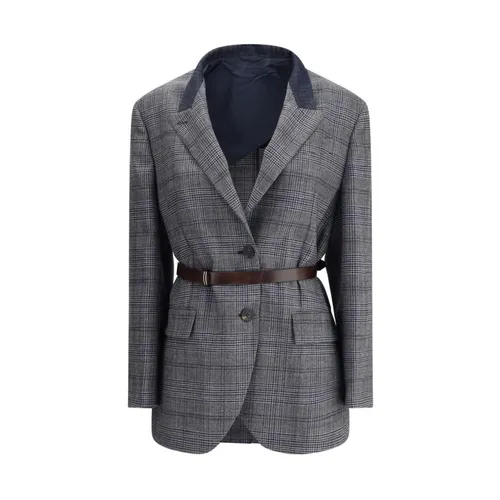 Jackets > Blazers - - Brunello Cucinelli - Modalova