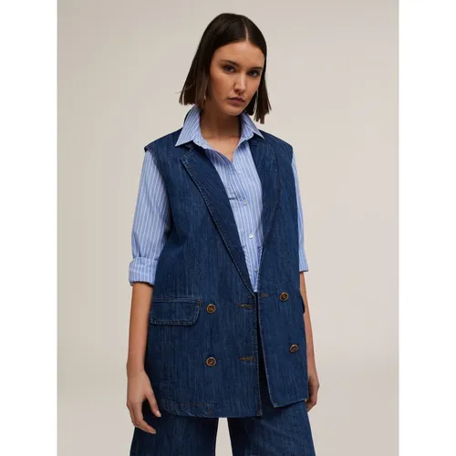 Motivi - Jackets > Vests - Blue - Motivi - Modalova