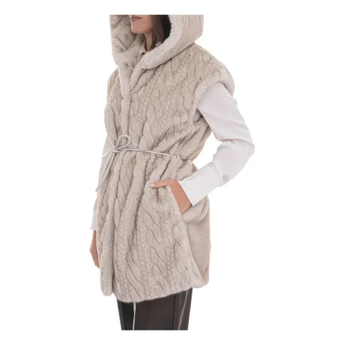 Liu Jo - Jackets > Vests - Beige - Liu Jo - Modalova