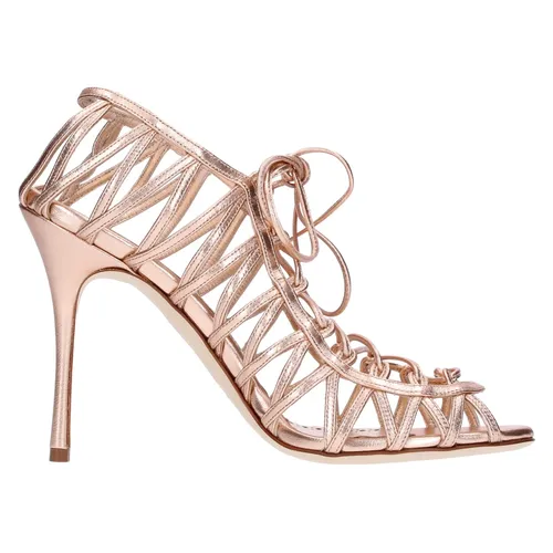 Shoes > Sandals > High Heel Sandals - - Manolo Blahnik - Modalova