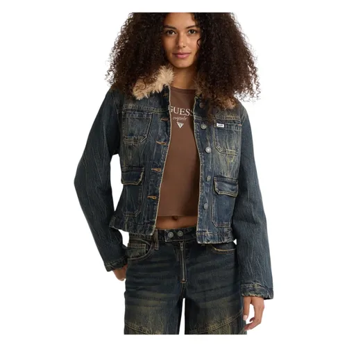 Jackets > Denim Jackets - - Guess - Modalova
