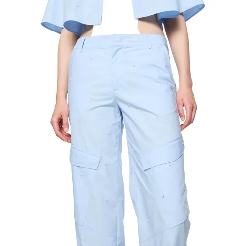 Trousers > Straight Trousers - - Dondup - Modalova
