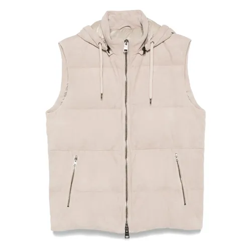 Herno - Jackets > Vests - Beige - Herno - Modalova