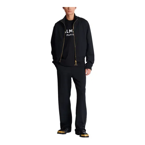 Balmain - Tops > T-Shirts - Black - Balmain - Modalova