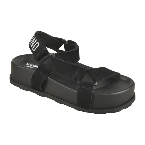 Shoes > Sandals > Flat Sandals - - Moschino - Modalova