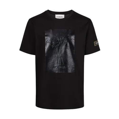 Iceberg - Tops > T-Shirts - Black - Iceberg - Modalova