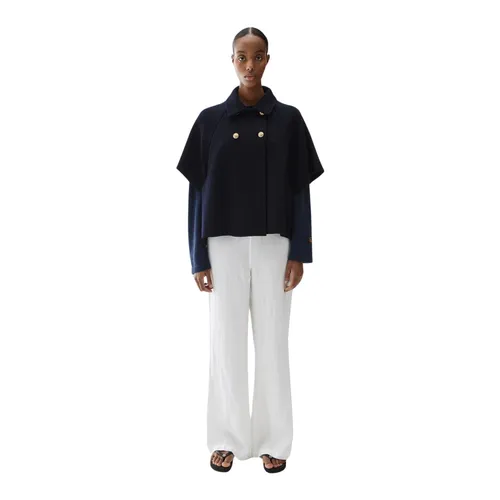 Busnel - Jackets > Capes - Blue - Busnel - Modalova