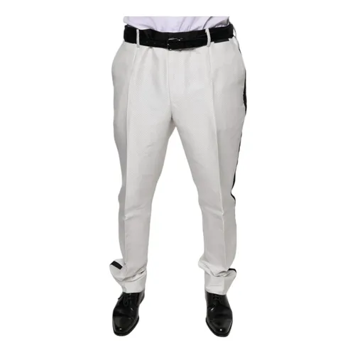Trousers > Straight Trousers - - Dolce & Gabbana - Modalova