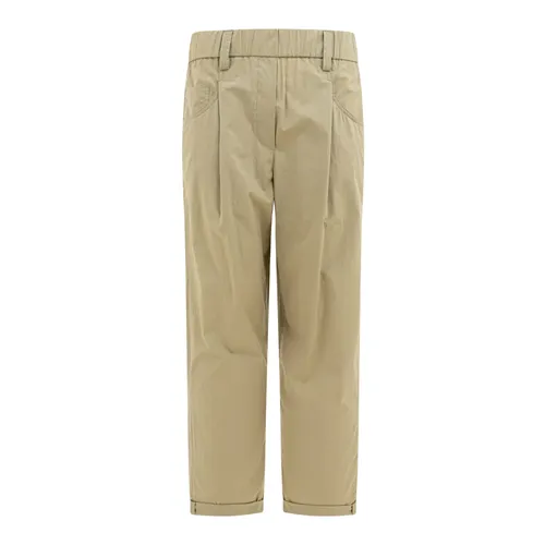 Trousers > Straight Trousers - - Brunello Cucinelli - Modalova