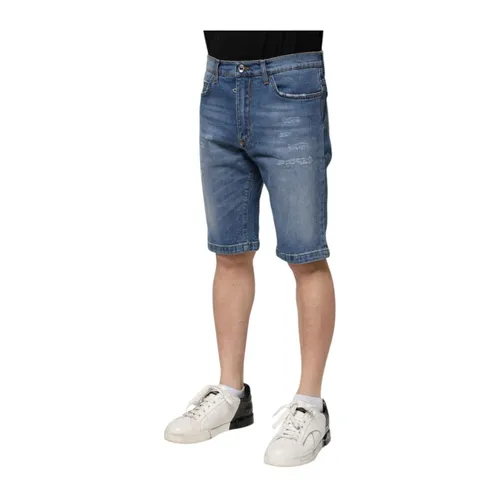 Shorts > Denim Shorts - - Dolce & Gabbana - Modalova