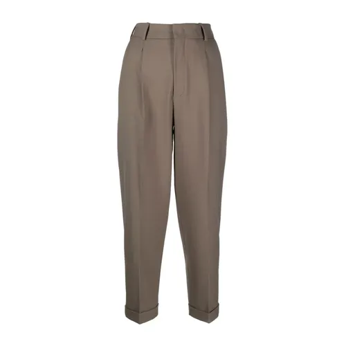 Trousers > Tapered Trousers - - Federica Tosi - Modalova