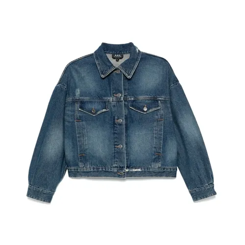 Jackets > Denim Jackets - - A.p.c. - Modalova