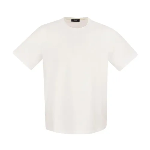 Herno - Tops > T-Shirts - White - Herno - Modalova