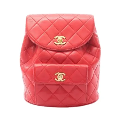 Pre-owned > Pre-owned Bags > Pre-owned Backpacks - - Chanel Vintage - Modalova