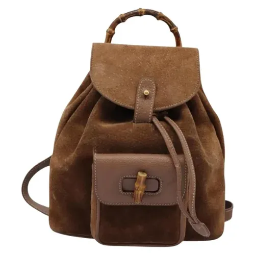 Pre-owned > Pre-owned Bags > Pre-owned Backpacks - - Gucci Vintage - Modalova