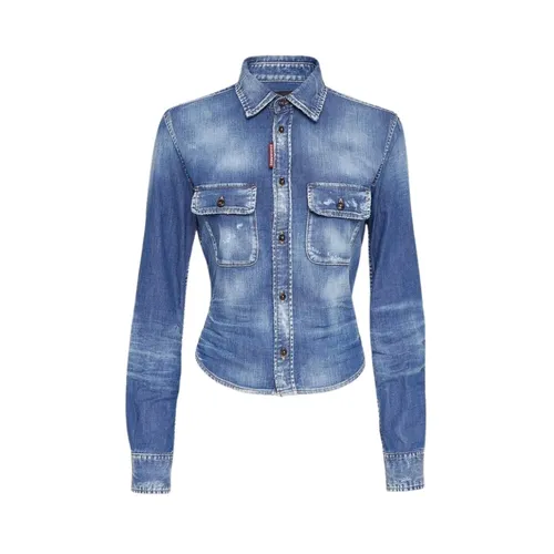 Jackets > Denim Jackets - - Dsquared2 - Modalova