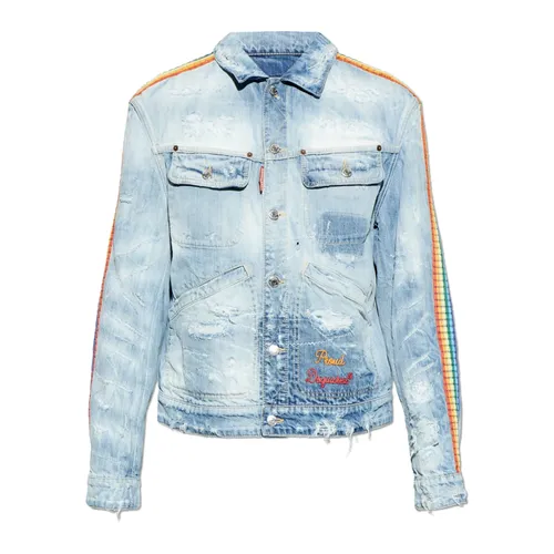 Jackets > Denim Jackets - - Dsquared2 - Modalova