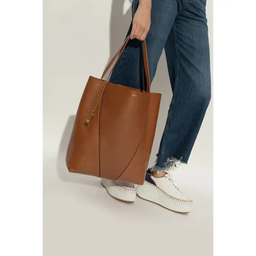 Chloé - Bags > Tote Bags - Brown - Chloé - Modalova